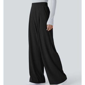 Halara Flex™ High Waisted Pocket Wide Leg Micro Waffle Work Pants